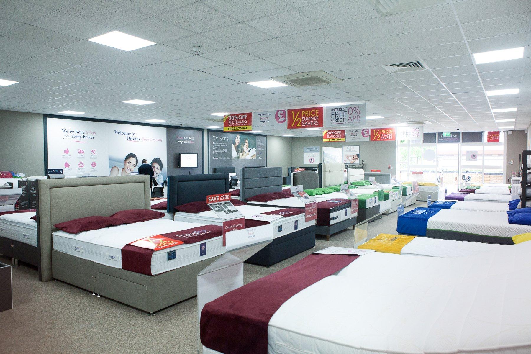 Dreams Store in Bournemouth Beds, Mattresses & Furniture Dreams